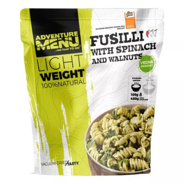 Spinach and walnut fusilli - Large format - Vegetarian freeze-dried dish