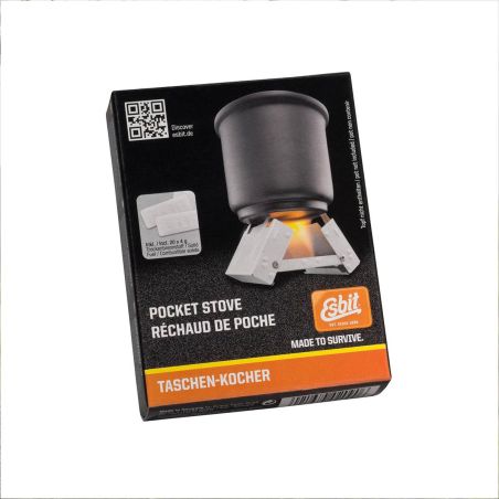 Esbit pocket stove and 20 x 4 g solid fuels