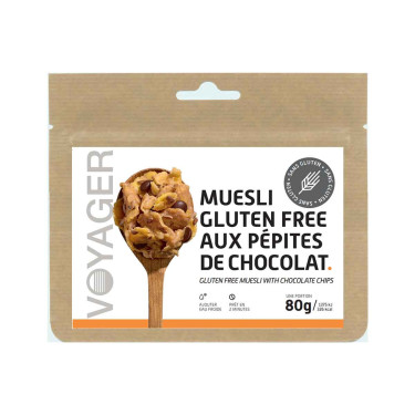 Gluten-free muesli with chocolate chips