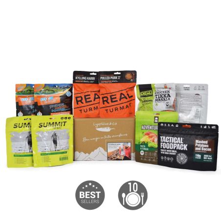 Selection - Top 10 best sellers - Freeze-dried meals