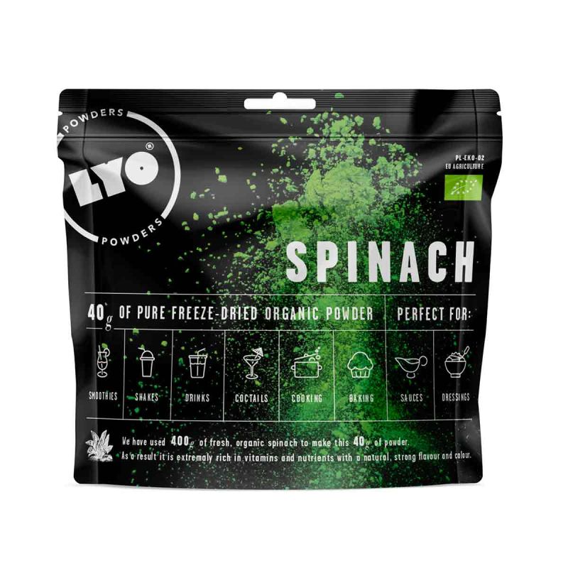 Organic spinach powder