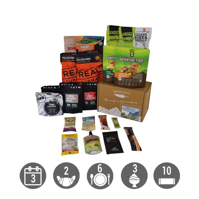 Hiking Pack - 3 days - Freeze-dried food and snacks