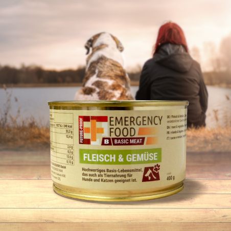 Emergency food for dogs and cats