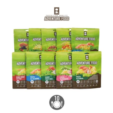 Selection - 10 freeze-dried meals - Adventure Food