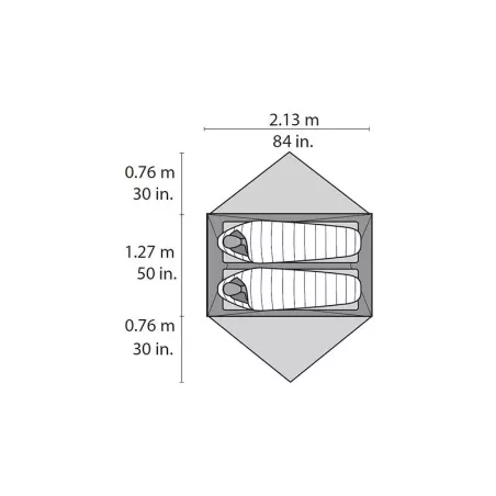 MSR Hubba NX trekking tent - 1 person