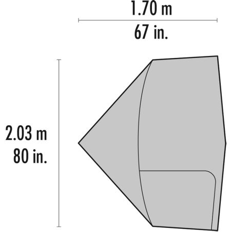 MSR Gear Shed for Hubba, Elixir tents