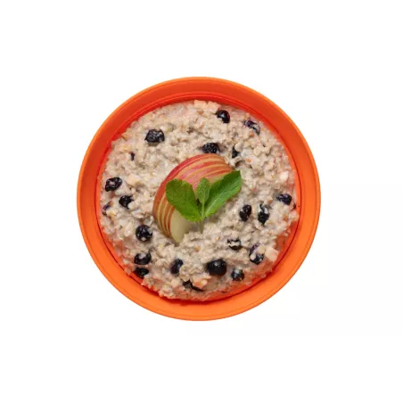 Apple and blackcurrant oatmeal