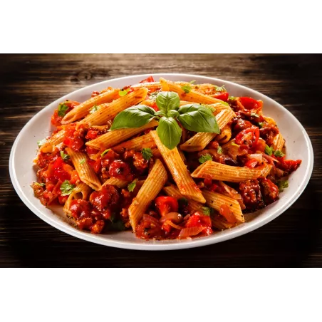 Penne with Bolognese and Parmesan Sauce - Large format