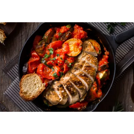 Chicken supreme with ratatouille - Large format