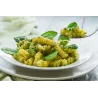 Spinach and walnut fusilli