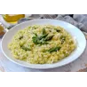 Asparagus and broccoli risotto