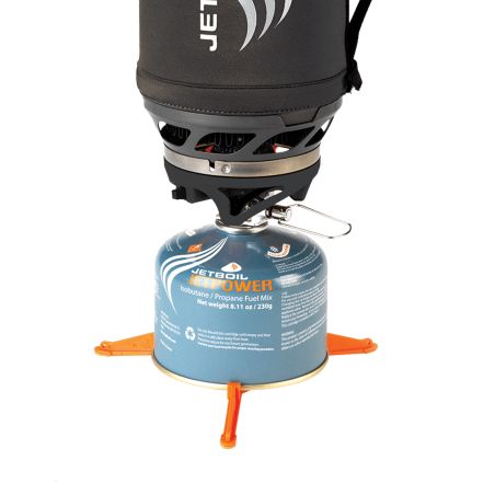 Jetboil stabilizer for gas cartridges