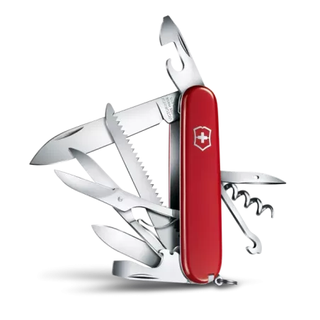 Victorinox Swiss Pocket Knife Huntsman - 15 tools - Red