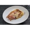 Ham on the bone with gratin dauphinois