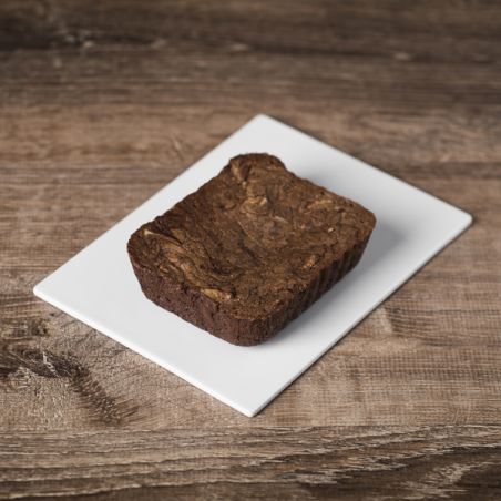 Dark chocolate and walnut brownie