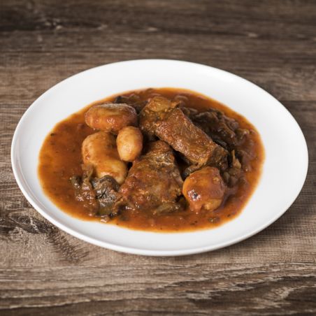 Veal and potato goulash