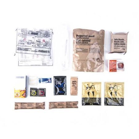 Ration MRE 12h - Menu 3 Vegetarian - 1000 Kcal