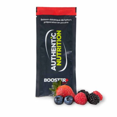 Authentic Nutrition Booster+ energy drink - Red berries