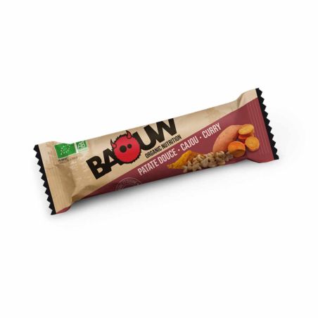 Baouw organic salted energy bar - Sweet potato, cashew, curry