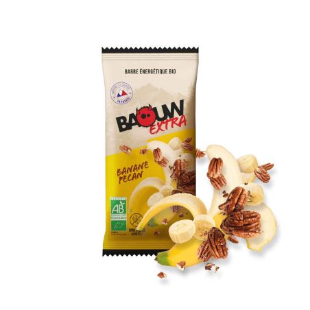 Baouw Extra organic energy bar - Banana, pecan