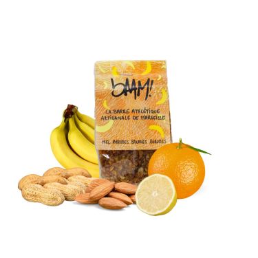 Baam! Energy Bar - Banana, citrus