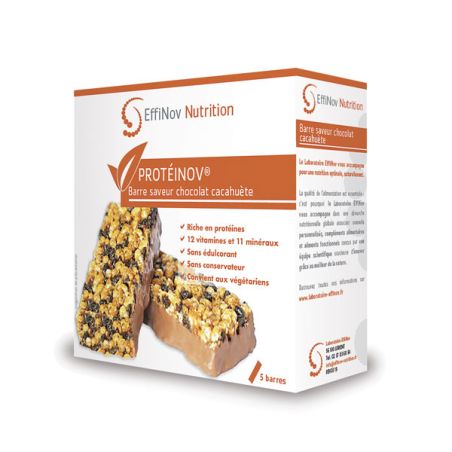 Effinov Proteinov bar x 5 - Peanut Chocolate