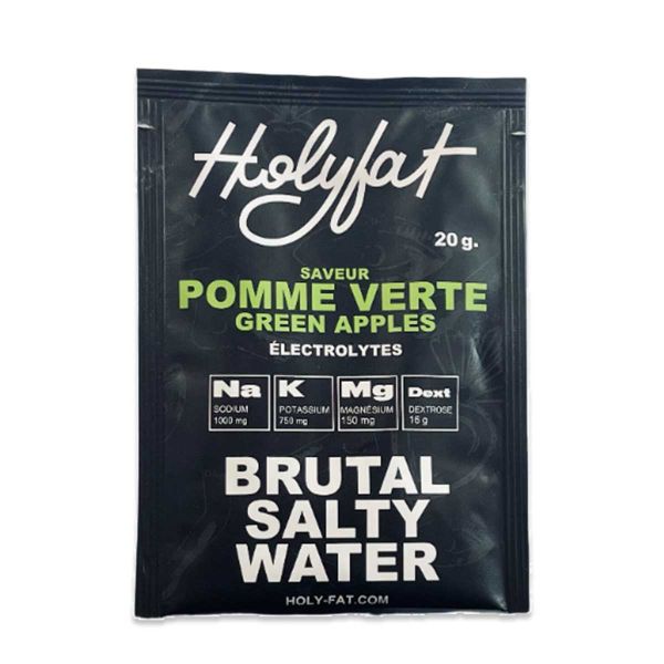 Holyfat electrolyte drink - Green apple - DLUO 19/12/2024