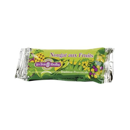 Nougat sticks with exotic fruits