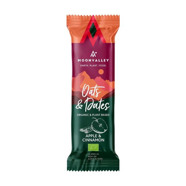 Moonvalley organic energy bar - Apple, cinnamon