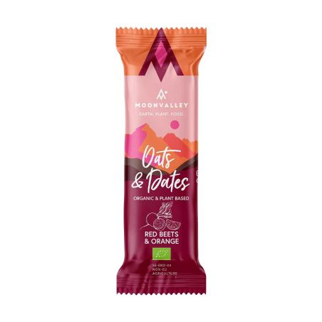 Moonvalley organic energy bar - Beetroot, orange