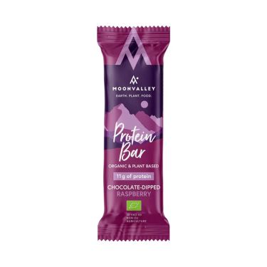 Moonvalley organic protein bar - Chocolate-covered raspberry