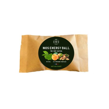 Energy ball MOS Nutrition - Matcha green tea - DLUO 30/11/2024