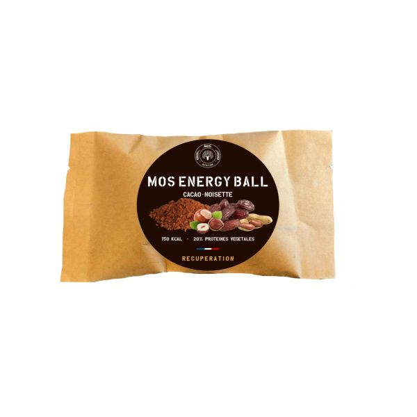 Energy ball bio MOS Nutrition - Cacao, noisette - DLUO 30/11/2024