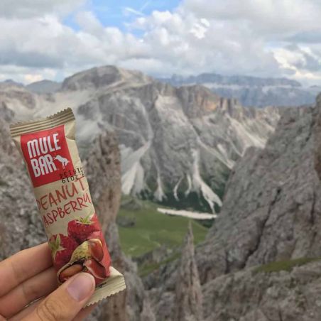 Mulebar energy bar - Peanut, raspberry