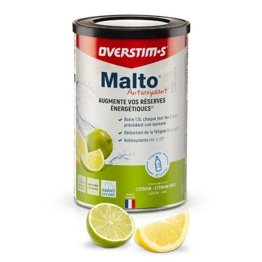 Malto antioxidant Overstim.s - 450 g - Lemon, lime