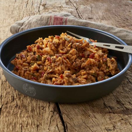 Risotto with garden vegetables