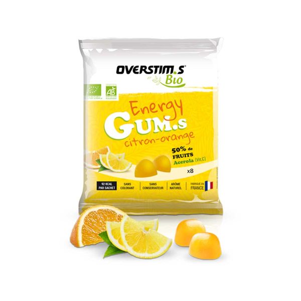 Energy gums bio Overstim.s - Citron, orange