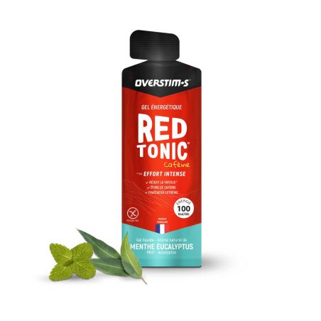 Gel Red tonic Overstim.s - Effort intense - Menthe, eucalyptus