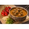 Meatballs with basmati rice and tomato sauce