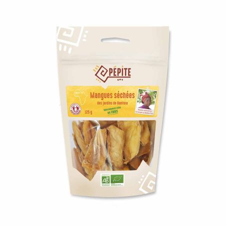 Organic dried mango strips