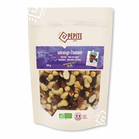 Mélange Etudiant - Organic dried fruit - 650 g