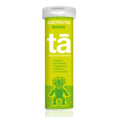 Tube of TA Energy electrolyte tablets - Lemon