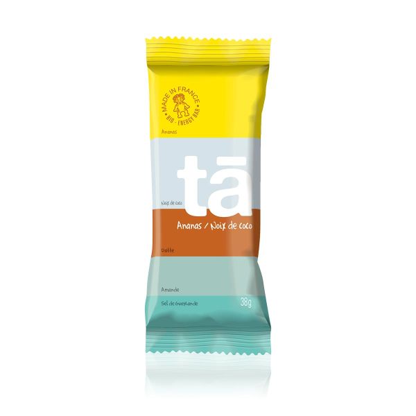 TA Energy organic energy bar - Pineapple, Coconut