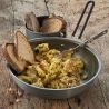 Scrambled eggs with onions