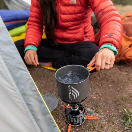 Jetboil Stash gas stove and 0.8 L cup