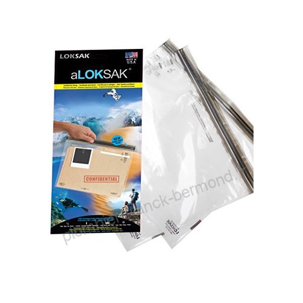 aLoksak waterproof bags x 2 - 33.7 x 26.7 cm