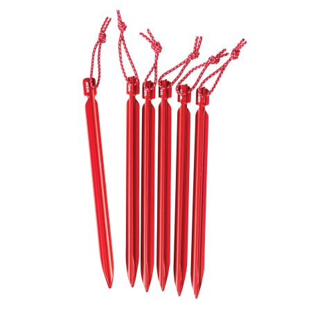 MSR Mini-Groundhog tent pegs x 6