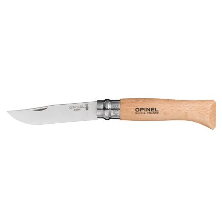 Opinel Knife n°8 - Tradition 8.5 cm - Stainless steel, beechwood