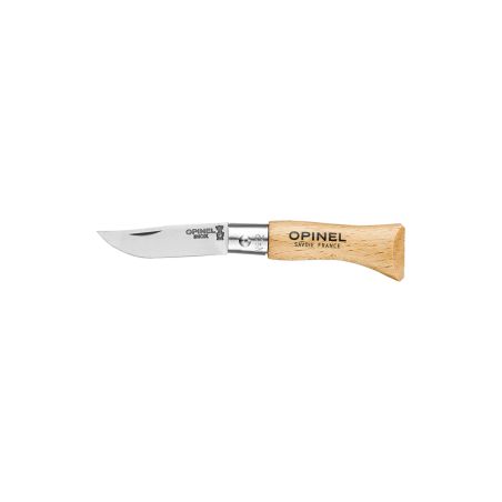 Opinel Knife N°2 - Tradition 3.5 cm - Stainless steel, beechwood