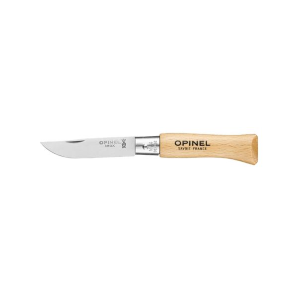 Opinel Knife N°4 - Tradition 5 cm - Stainless steel, beechwood